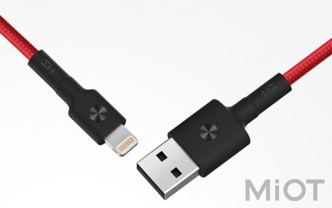 Кабель Xiaomi ZMi AL803 USB - Lighting Kevlar Red 1 м