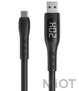 Кабель з дисплеєм Xiaomi WSKEN USB-Type-C 1.2m Black