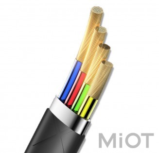 Кабель з дисплеєм Xiaomi WSKEN USB-Type-C 1.2m Black