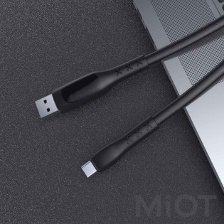 Кабель з дисплеєм Xiaomi WSKEN USB-Type-C 1.2m Black