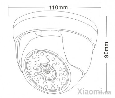 Аналоговая камера AHD Dome Camera (UV-AHDDT314)