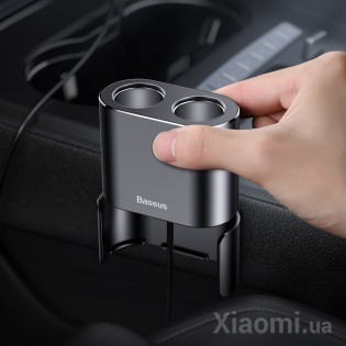 Автомобильное зарядное устройство и разветвитель Xiaomi Baseus 3.1A