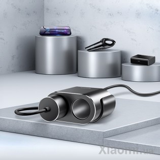 Автомобильное зарядное устройство и разветвитель Xiaomi Baseus 3.1A