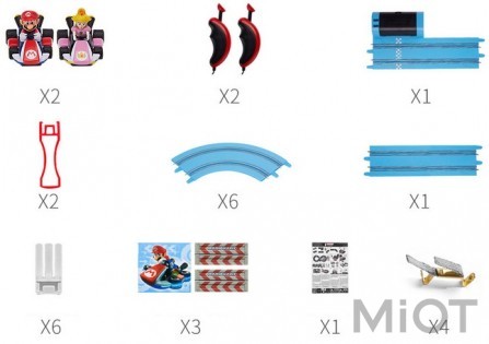 Автотрек Xiaomi CARRERA GO First Racing Track Set Super Mario