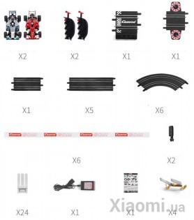 Автотрек Xiaomi CARRERA GO Racing Track Set F1
