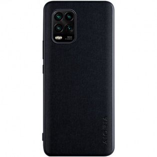 Чехол AIORIA Textile PC+TPU для Xiaomi Mi 10 Lite Черный (147053)