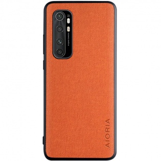 Чехол AIORIA Textile PC+TPU для Xiaomi Mi Note 10 Lite Оранжевый (147011)