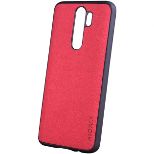 Чехол AIORIA Textile PC+TPU для Xiaomi Redmi Note 8 Pro Красный (147060)