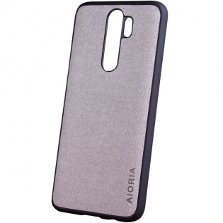 Чехол AIORIA Textile PC+TPU для Xiaomi Redmi Note 8 Pro Серый (147062)