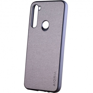 Чехол AIORIA Textile PC+TPU для Xiaomi Redmi Note 8T Серый (147067)