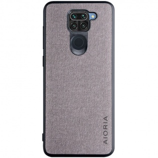 Чехол AIORIA Textile PC+TPU для Xiaomi Redmi Note 9 / Redmi 10X Серый (147022)