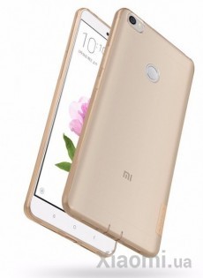 Чехол бампер cиликоновый Nillkin Xiaomi Mi Max Gold N-TPU XM-MAX