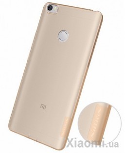 Чехол бампер cиликоновый Nillkin Xiaomi Mi Max Gold N-TPU XM-MAX