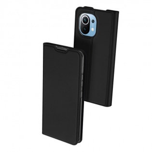 Чехол-книжка Dux Ducis с карманом для визиток для Xiaomi Mi 11 Lite Черный (185732)
