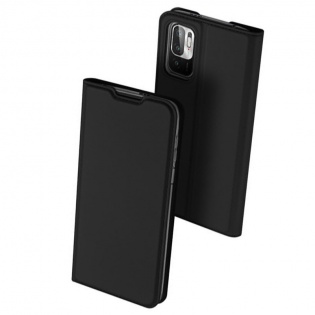 Чехол-книжка Dux Ducis с карманом для визиток для Xiaomi Redmi Note 10 5G / Poco M3 Pro Черный (185704)