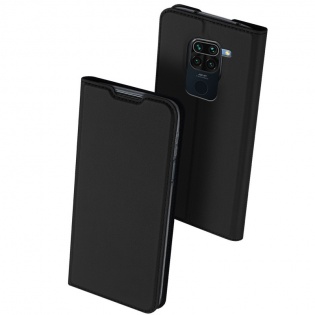 Чехол-книжка Dux Ducis с карманом для визиток для Xiaomi Redmi Note 9 Черный (133945)