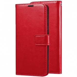 Чохол (книжка) Wallet Glossy з візитницею для Xiaomi Redmi 7A Темно-червоний (106736)