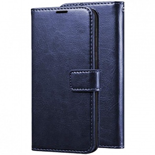 Чохол (книжка) Wallet Glossy з візитницею для Xiaomi Redmi Note 4X / Note 4 (SD) Темно-синій (106625)