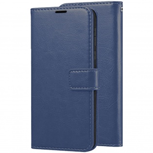 Чехол (книжка) Wallet Glossy с визитницей для Xiaomi Redmi Note 6 Pro Синий (120154)