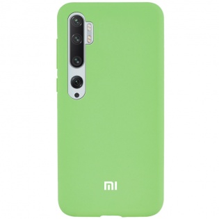 Чехол-накладка Soft-touch logo series для Xiaomi Mi Note 10 / MI Note 10 Pro / CC9 Pro Зеленый / Green (124601)