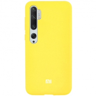 Чехол-накладка Soft-touch logo series для Xiaomi Mi Note 10 / MI Note 10 Pro / CC9 Pro Желтый / Yellow (124600)