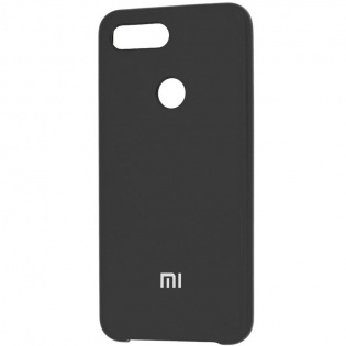 Чохол Silicone case для Xiaomi Mi 8 Lite / Mi 8 Youth (Mi 8X) Чорний / Black (106781)
