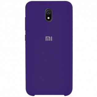 Чехол Silicone case для Xiaomi Redmi 8a Фиолетовый / Purple (120640)