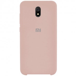 Чехол Silicone case для Xiaomi Redmi 8a Розовый / Pink Sand (120629)