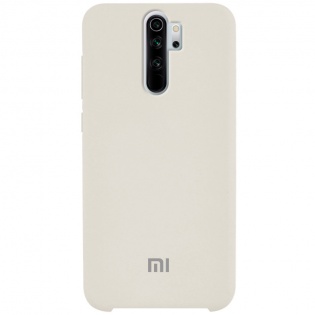 Чехол Silicone case для Xiaomi Redmi Note 8 Pro Бежевый / Antigue White (120593)