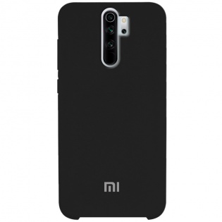 Чехол Silicone case для Xiaomi Redmi Note 8 Pro Черный / Black (120616)
