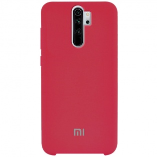 Чехол Silicone case для Xiaomi Redmi Note 8 Pro Розовый / Hot Pink (120605)