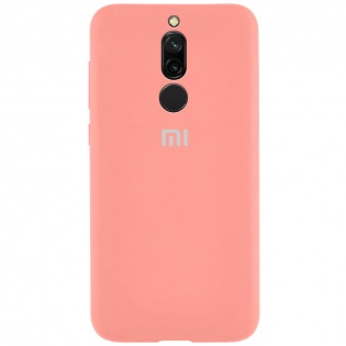 Чехол Silicone Case Full Protective для Xiaomi Redmi 8 Персиковый / Peach (114715)