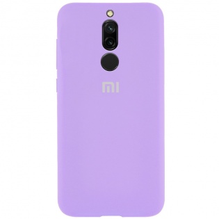 Чехол Silicone Case Full Protective для Xiaomi Redmi 8 Сиреневый / Dasheen (114730)