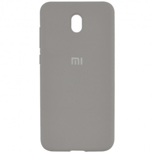 Чехол Silicone Case Full Protective для Xiaomi Redmi 8a Серый / Grey (114681)
