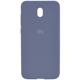 Чехол Silicone Case Full Protective для Xiaomi Redmi 8a Серый / Lavender Gray (114683)