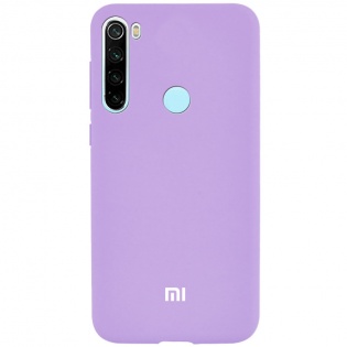 Чехол Silicone Cover Full Protective (A) для Xiaomi Redmi Note 8T Сиреневый / Dasheen (124626)