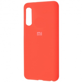 Чехол Silicone Cover Full Protective (AA) для Xiaomi Mi 9 SE Оранжевый / Orange (104308)
