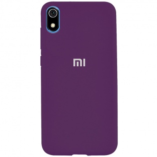 Чехол Silicone Cover Full Protective (AA) для Xiaomi Redmi 7A Фиолетовый / Grape (114626)