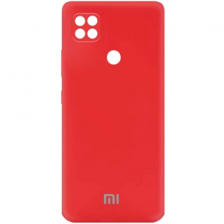Чехол Silicone Cover My Color Full Camera (A) для Xiaomi Redmi 9C Красный / Red (187045)