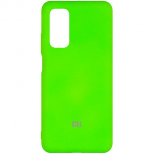 Чехол Silicone Cover My Color Full Protective (A) для Xiaomi Mi 10T / Mi 10T Pro Салатовый / Neon green (157759)