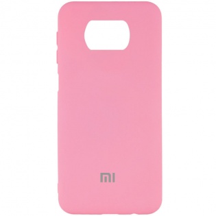 Чехол Silicone Cover My Color Full Protective (A) для Xiaomi Poco X3 NFC / Poco X3 Pro Розовый / Pink (165929)