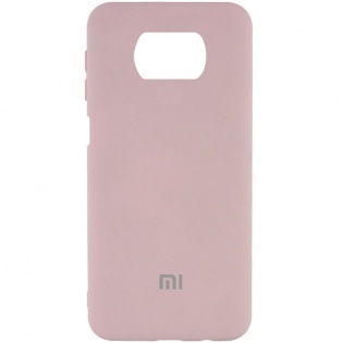 Чехол Silicone Cover My Color Full Protective (A) для Xiaomi Poco X3 NFC / Poco X3 Pro Розовый / Pink Sand (165930)