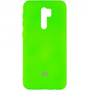 Чехол Silicone Cover My Color Full Protective (A) для Xiaomi Redmi Note 8 Pro Салатовый / Neon green (165781)