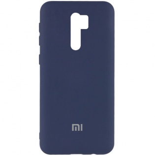 Чехол Silicone Cover My Color Full Protective (A) для Xiaomi Redmi Note 8 Pro Синий / Midnight blue (165783)