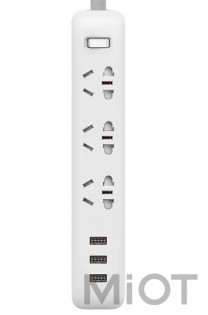 Подовжувач Xiaomi ChingMi Power Strip (3 розетки, 3 USB) White (QMCXB33CH)