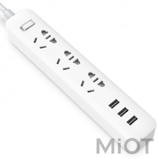 Подовжувач Xiaomi ChingMi Power Strip (3 розетки, 3 USB) White (QMCXB33CH)