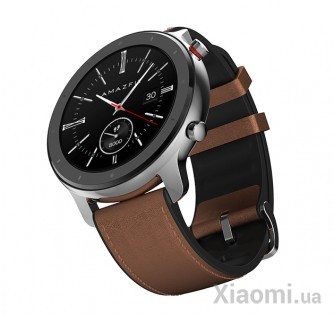 Умные часы Xiaomi Amazfit GTR 47mm Steel Leather Brown