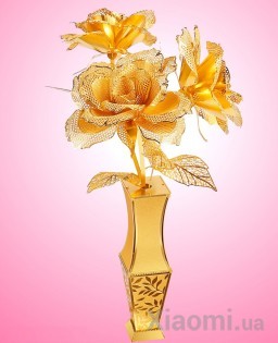 Коллекционная модель PIECECOOL GOLDEN ROSE, GOLD VERSION P050-G
