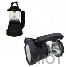 Фонарик ручной Cool Bee DoubleDuty Searchlight Black