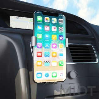 Автомобільне кріплення Xiaomi COOWOO Gravity car phone holder T200 Silver